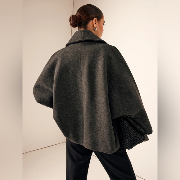 Commense Tweed Pockets Loose Coat - Picture 5 of 5